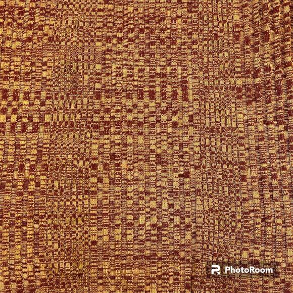 Topshop Womens Sz 6 Red Yellow Turtle Neck Long Sleeve Pullover Jumper Top - Picture 5 of 11